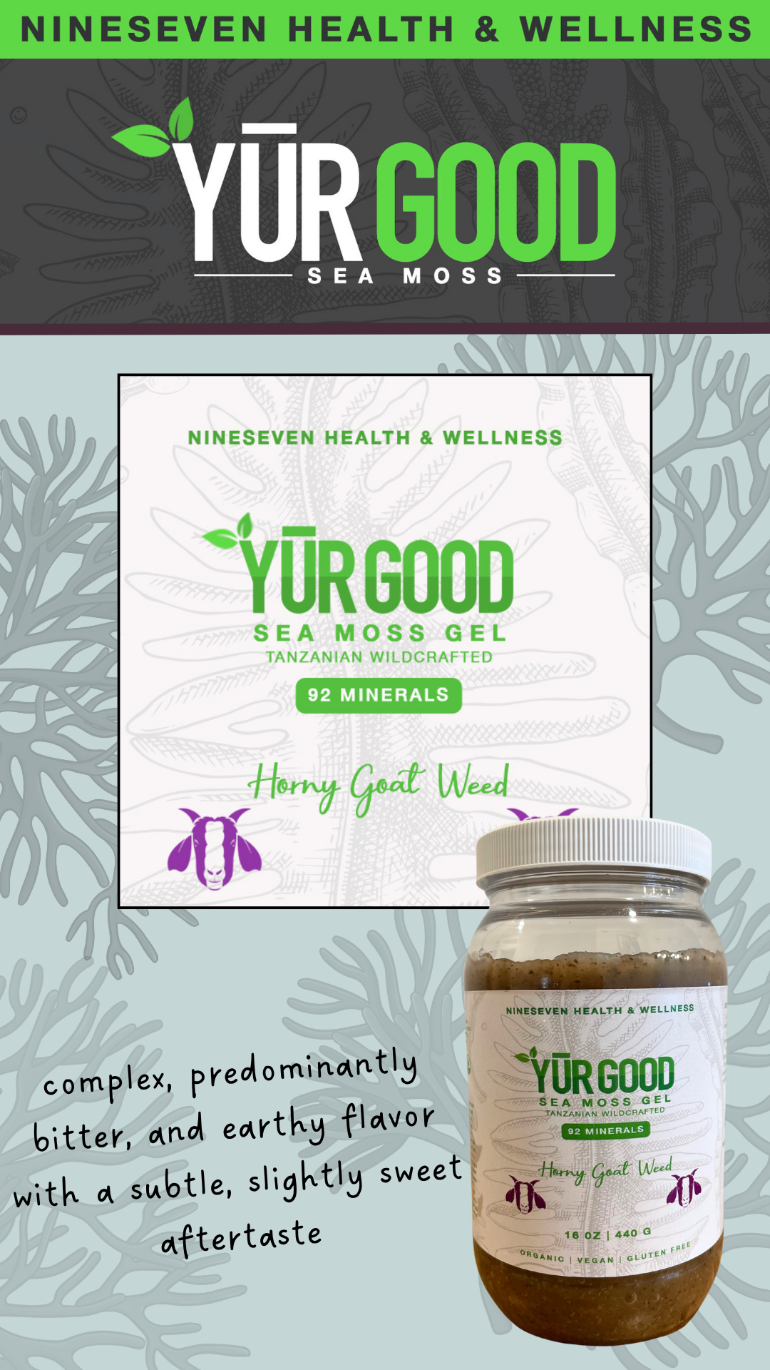 Horny Goat Weed Sea Moss Gel