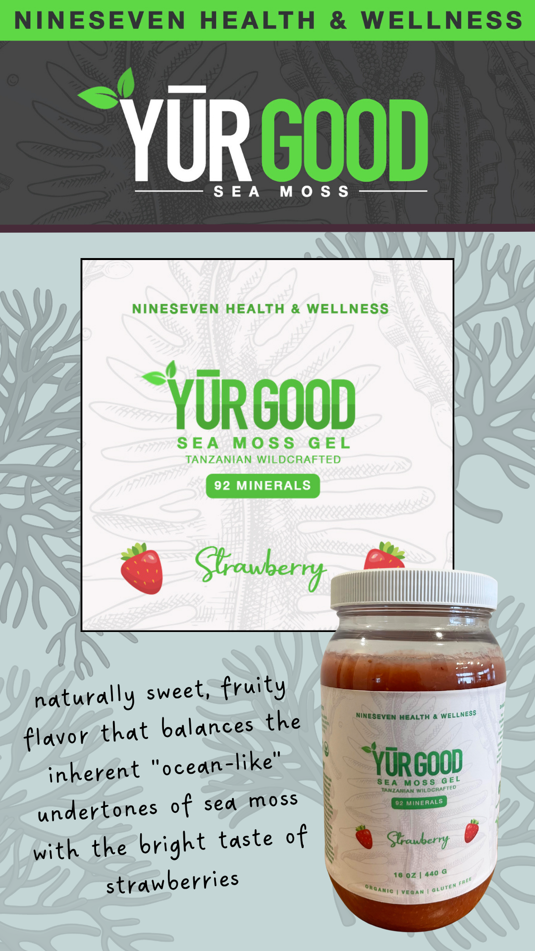 Strawberry Sea Moss Gel