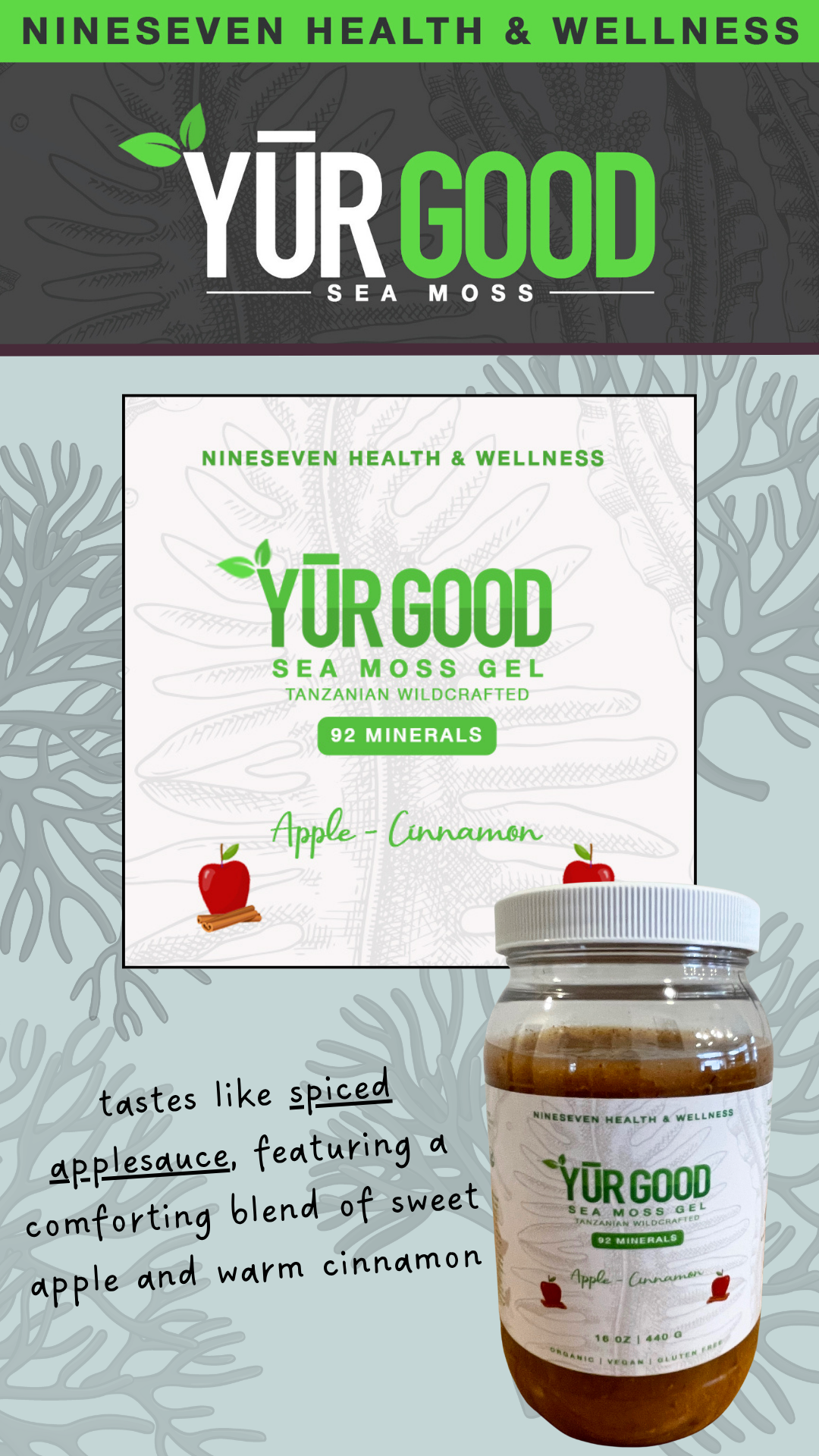 Apple - Cinnamon Sea Moss Gel